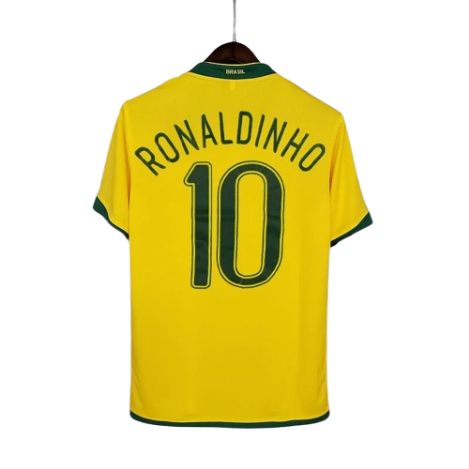 CAMISA BRASIL RETRÔ 2006 AMARELA