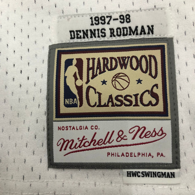 REGATA NBA CHICAGO BULLS RETRÔ MITCHELL & NESS 1997/1998 DENNIS RODMAN