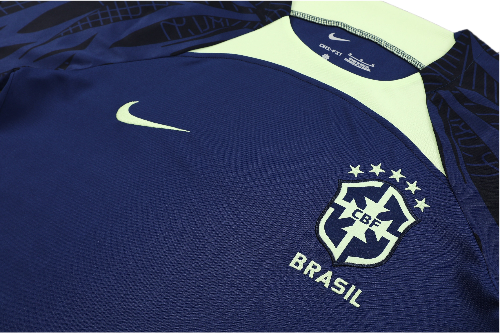 CONJUNTO TREINO BRASIL CAMISA+SHORT - AZUL 2023/24