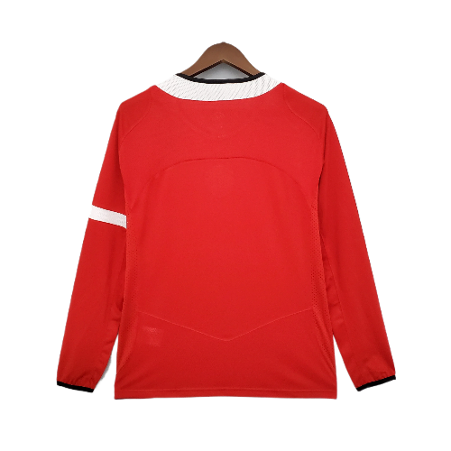 CAMISA MANGA LONGA MANCHESTER UNITED RETRO I VERMELHO - 2004/05