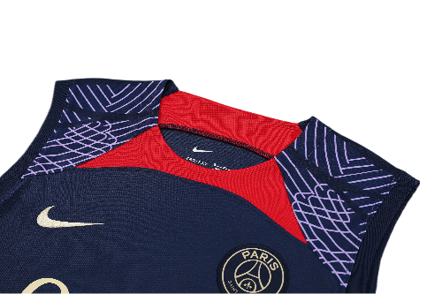 CONJUNTO TREINO PSG REGATA+SHORT - AZUL/VERMELHO 2022/23