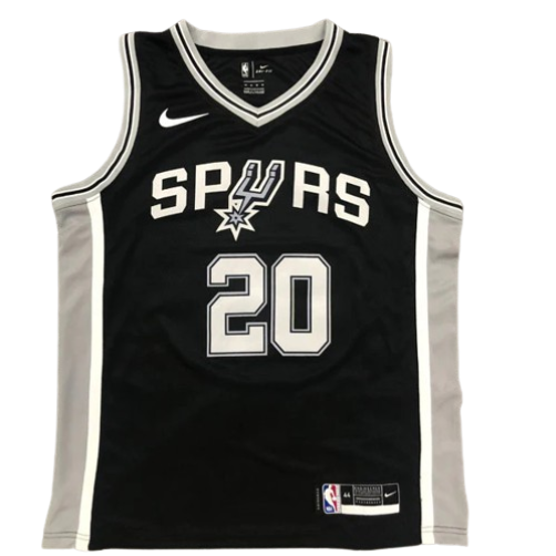 REGATA NBA SAN ANTONIO SPURS MANU GINÓBILI PRETA