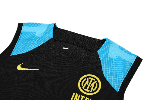 CONJUNTO TREINO INTER DE MILÃO REGATA+SHORT - PRETO 2023/24