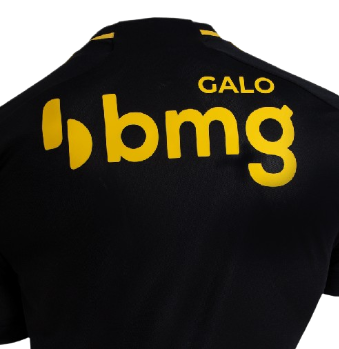 CAMISA ATLETICO MINEIRO III PRETO/AMARELO - 23/24