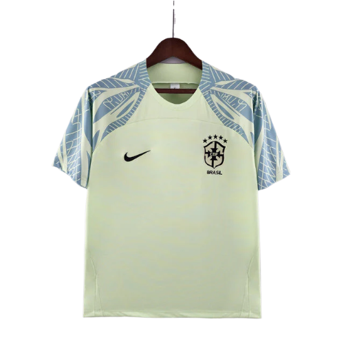 CAMISA PRÉ-JOGO SELEÇÃO BRASIL 2022 - VERDE CLARO