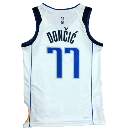 REGATA NBA DALLAS MAVERICKS ASSOCIATION EDIÇÃO 75 ANOS LUKA DONCIC BRANCA