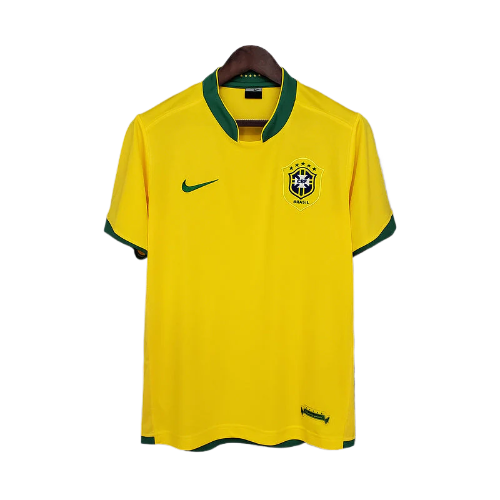 CAMISA BRASIL RETRÔ 2006 AMARELA