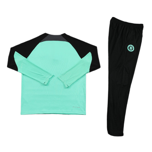 CONJUNTO TREINO CHELSEA JAQUETA+CALÇA - VERDE CLARO 2023/24