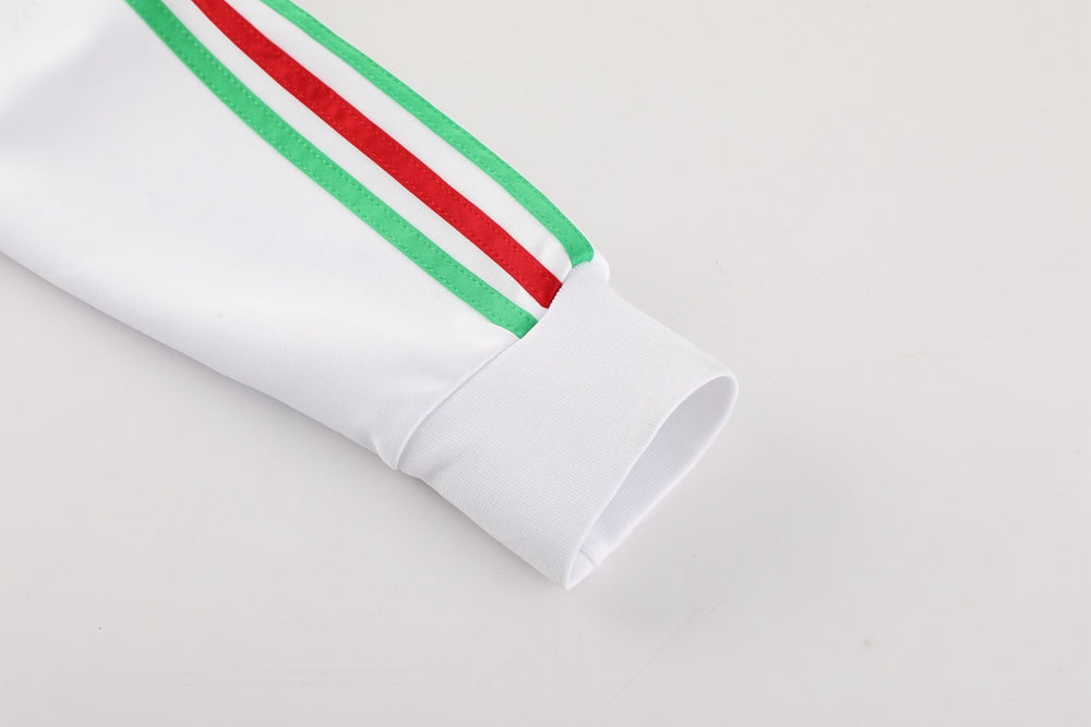 CONJUNTO TREINO ITALIA JAQUETA+CALÇA - BRANCO 2024/25