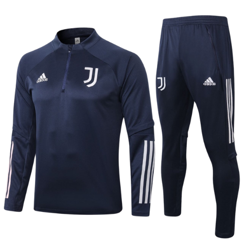 CONJUNTO TREINO INFANTIL JUVENTUS JAQUETA+CALÇA - AZUL ESCURO 2021/22