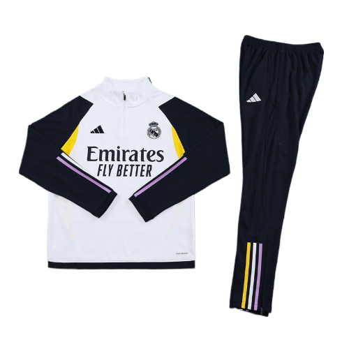 CONJUNTO TREINO REAL MADRID JAQUETA+CALÇA - BRANCO 2022/23