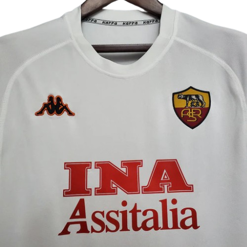 CAMISA RETRÔ ROMA BRANCA II - 2000/01