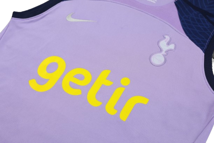 CONJUNTO TREINO TOTTENHAM REGATA+SHORT - ROXO 2022/23