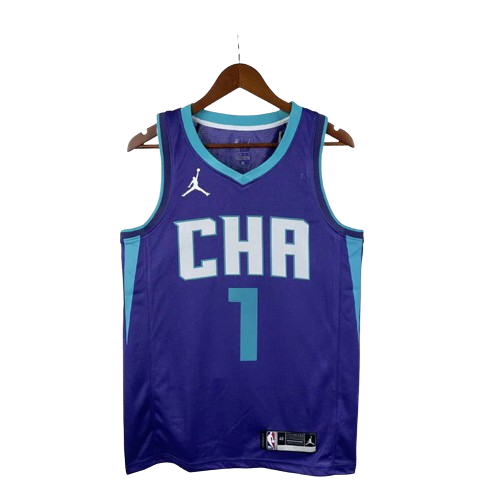 REGATA NBA CHARLOTTE HORNETS STATEMENT EDITION 20/21 LAMELO BALL ROXA