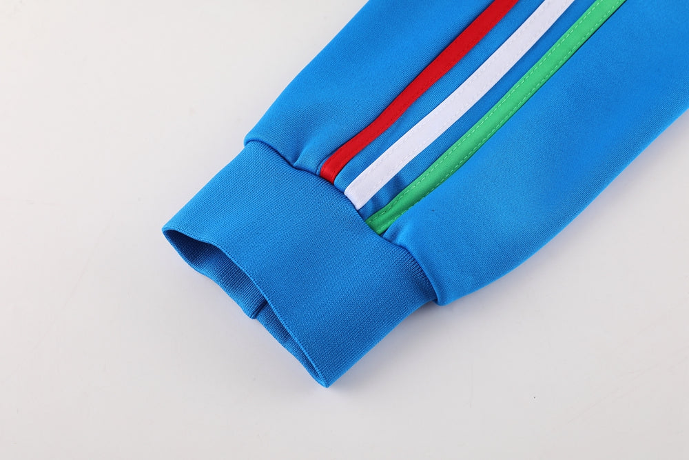 CONJUNTO TREINO ITALIA JAQUETA+CALÇA - BRANCO 2024/25