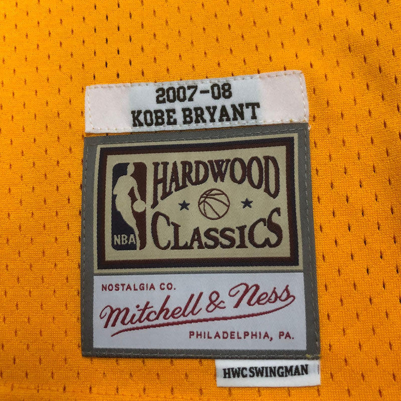 REGATA NBA LAKERS RETRÔ MITCHELL & NESS 2007/2008 KOBE BRYANT