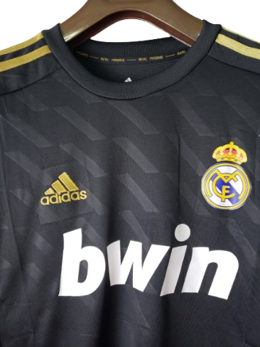 CAMISA RETRÔ MANGA LONGA REAL MADRID II - 2011/12 - PRETO