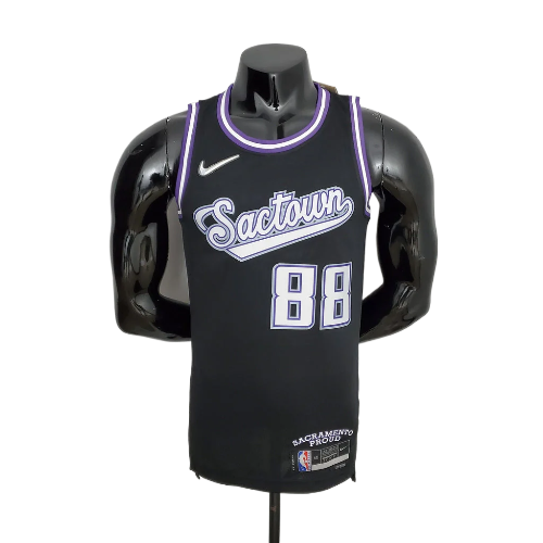 CAMISA BASQUETE NBA REGATA SACRAMENTO KINGS MASCULINA - PRETA