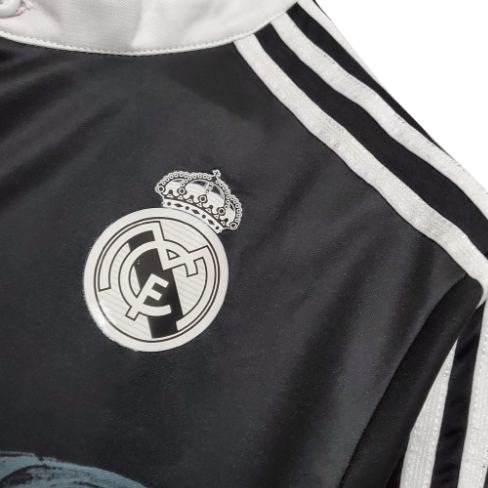 CAMISA RETRÔ MANGA LONGA REAL MADRID III - 2014/15 - PRETO