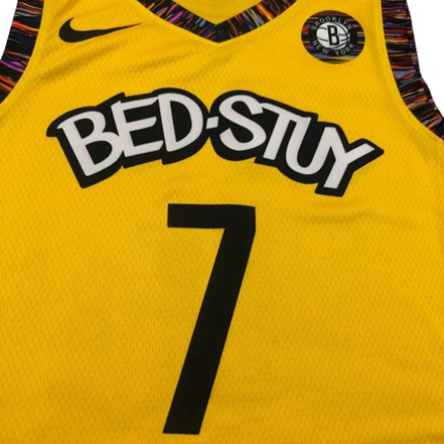 REGATA NBA BROOKLYN NETS BED STUY NOTORIUS B.I.G AMARELA DURANT