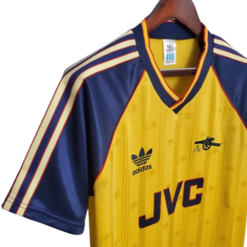 CAMISA ARSENAL RETRÔ AMARELA - 1988/1989