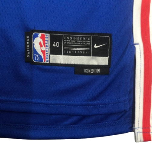 REGATA NBA PHILADELPHIA 76ERS EDIÇÃO 75 ANOS 21/22 JAMES HARDEN AZUL