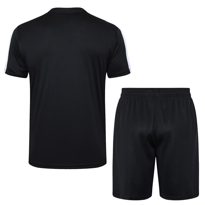 CONJUNTO TREINO CAMISA PRETA + SHORT AL NASSR 24/25