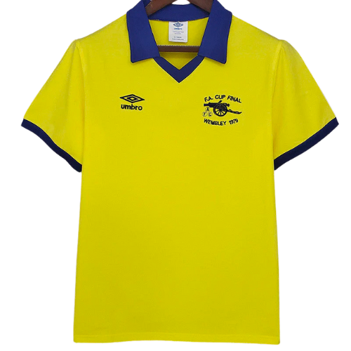 CAMISA VERSÃO RETRÔ ARSENAL FINAL FA CUP 1979/80