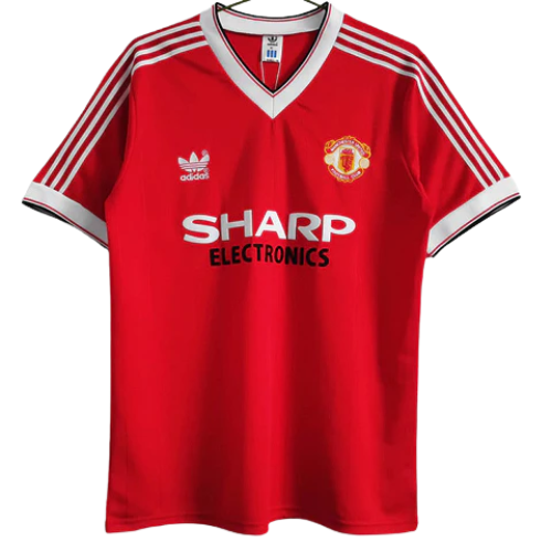 CAMISA VERSÃO RETRÔ MANCHESTER UNITED I 1983/84
