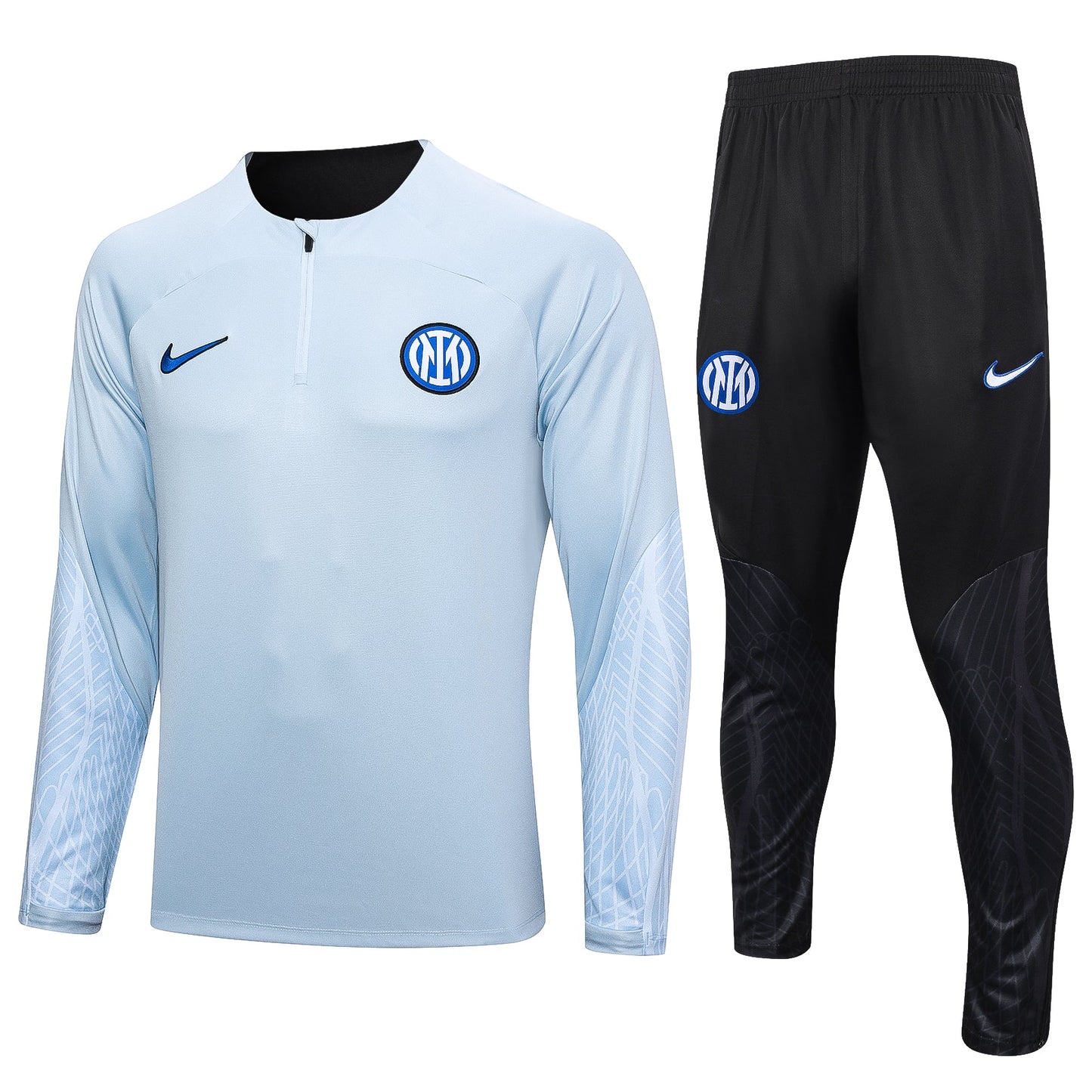 CONJUNTO TREINO INTER DE MILÃO JAQUETA+CALÇA - BRANCO 2023/24