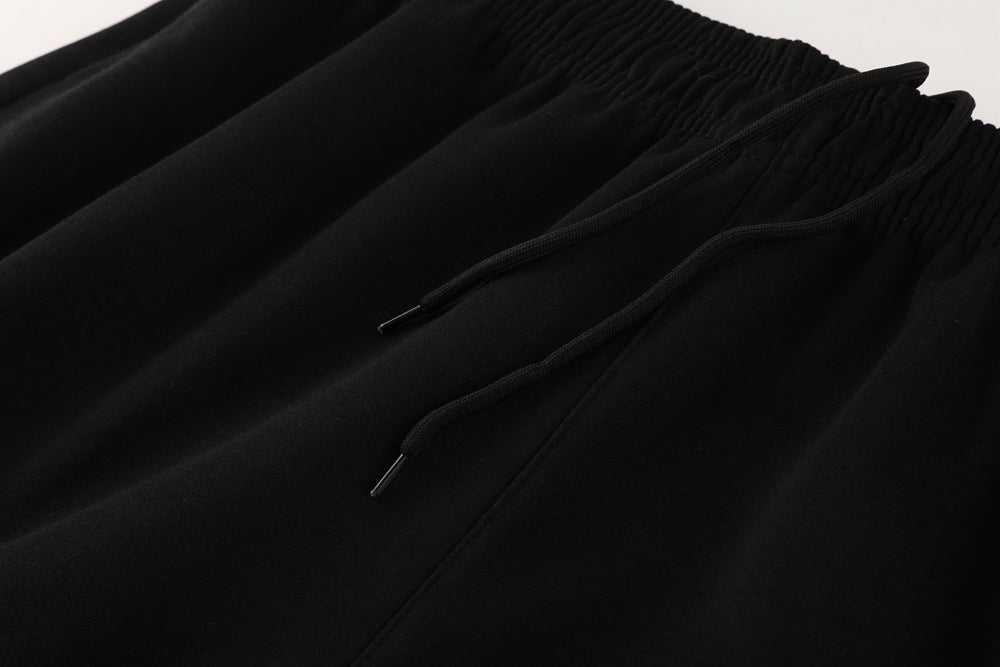 CONJUNTO TREINO BORUSSIA DORTMUND JAQUETA COM CAPUZ+CALÇA - PRETO 2023/24