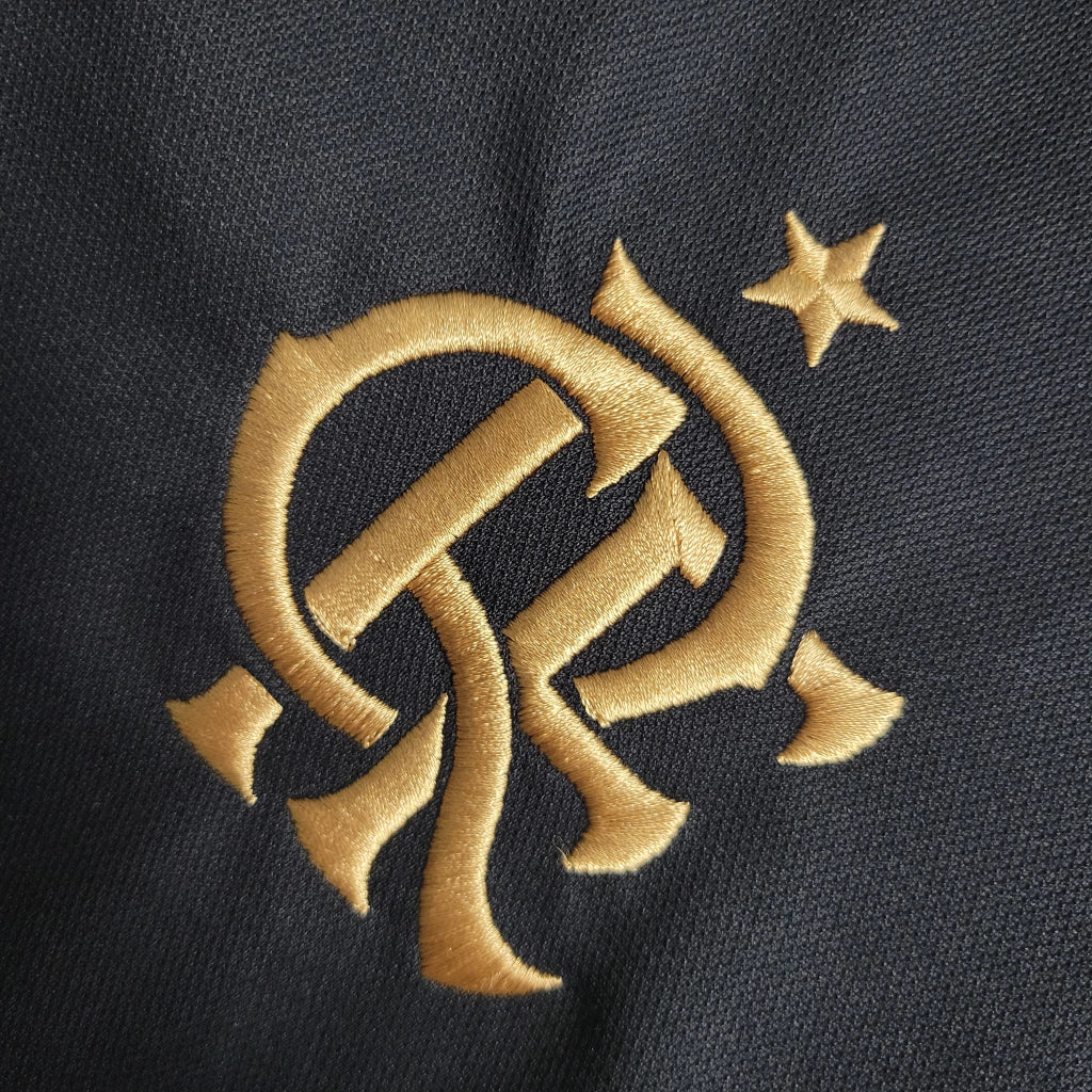 POLO FLAMENGO PRETA - 2023/24