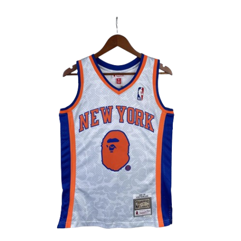 REGATA NBA BAPE X NEW YORK KNICKS MITCHELL & NESS