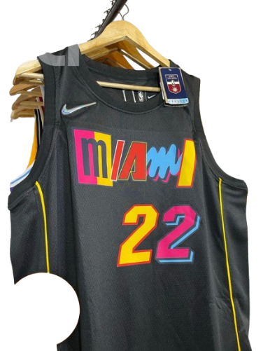 REGATA NBA MIAMI HEAT CITY EDIÇÃO 75 ANOS JIMMY BUTLER PRETA