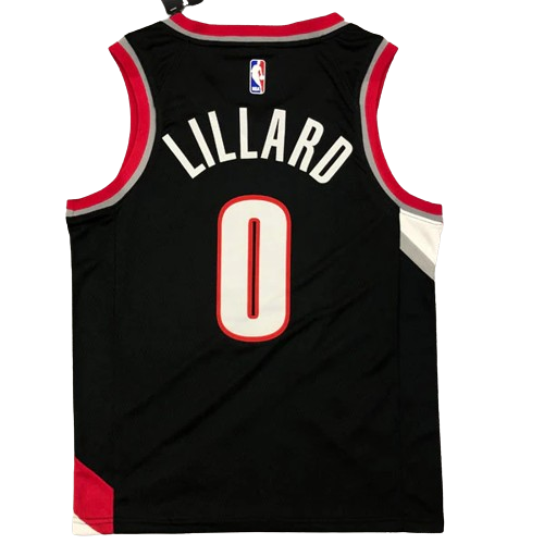 REGATA NBA PORTLAND TRAIL BLAZERS ICON EDITION DAMIAN LILLARD PRETA
