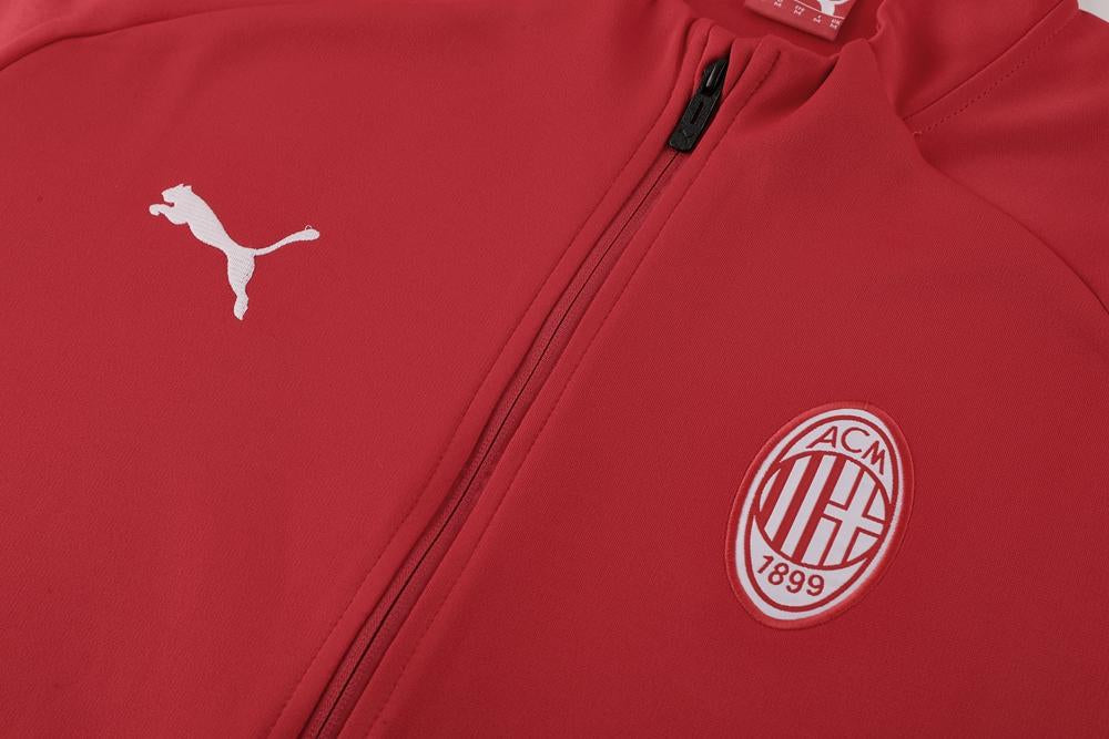 CONJUNTO TREINO MILAN JAQUETA+CALÇA - VERMELHO 2023/24