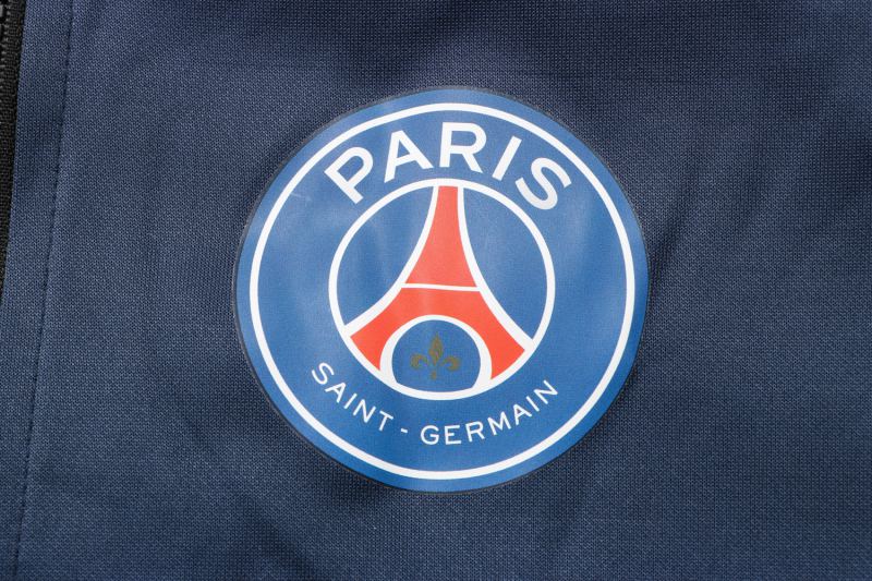 CONJUNTO TREINO COM CAPUZ PSG JAQUETA+CALÇA - AZUL ESCURO 2021/22