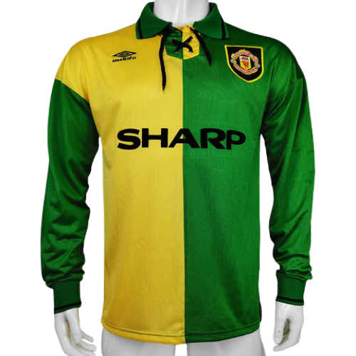 CAMISA MANGA LONGA VERSÃO RETRÔ MANCHESTER UNITED II 1992/93