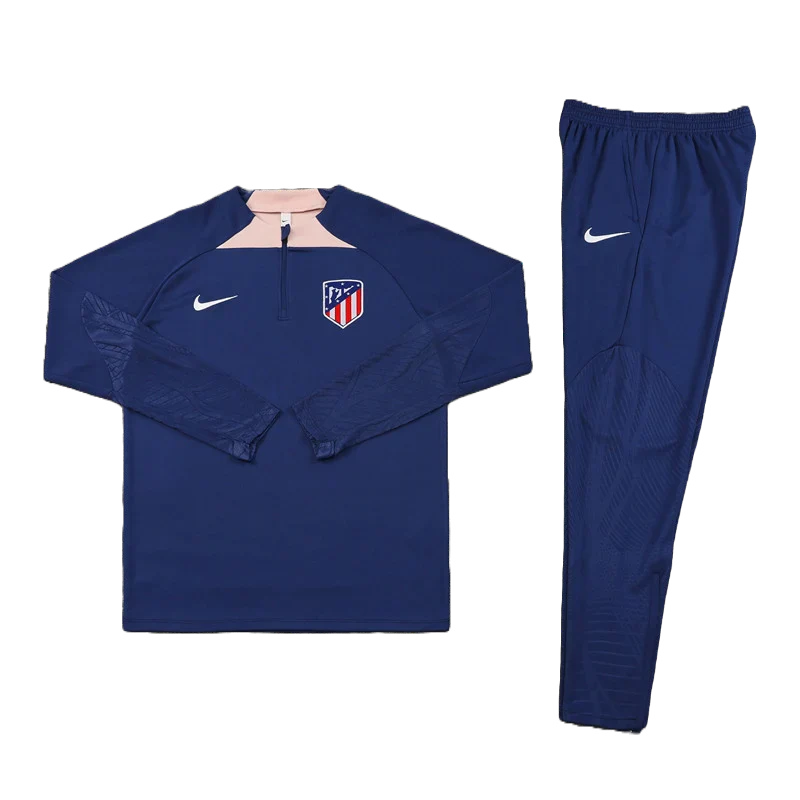 CONJUNTO TREINO ALETICO MADRID JAQUETA+CALÇA - AZUL 2023/24