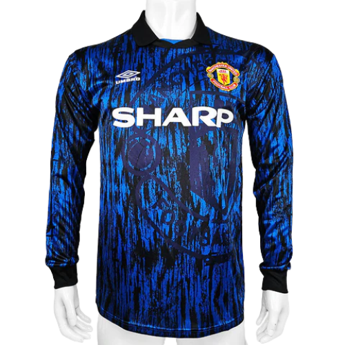 CAMISA MANGA LONGA VERSÃO RETRÔ MANCHESTER UNITED II 1993/94