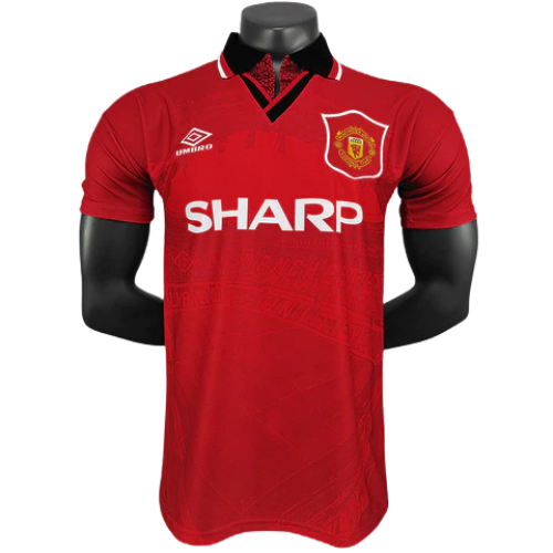 CAMISA RETRÔ MANCHESTER UNITED MANGA LONGA I - 1994/95
