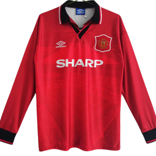 CAMISA RETRÔ MANCHESTER UNITED MANGA LONGA I - 1994/95