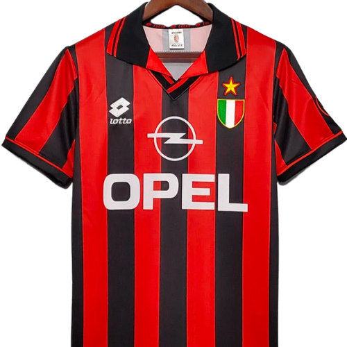 CAMISA VERSÃO RETRÔ MILAN I 1996/97