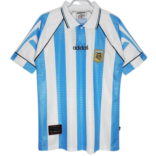 CAMISA SELEÇÃO ARGENTINA RETRÔ 1996/97 AZUL E BRANCA