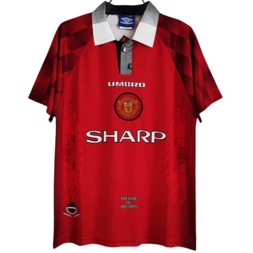 CAMISA VERSÃO RETRÔ MANCHESTER UNITED I 1996/97
