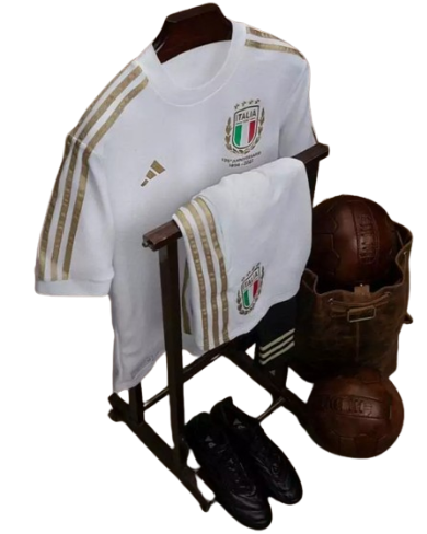 CAMISA SELEÇÃO ITÁLIA 23/24 125 ANOS - BRANCO