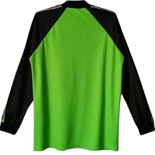 CAMISA VERSÃO RETRÔ GOLEIRO MANCHESTER UNITED 1998/99