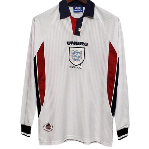 CAMISA MANGA LONGA RETRO INGLATERRA 1998 - BRANCO
