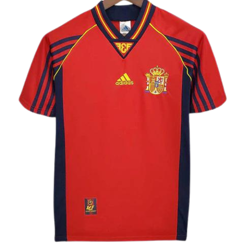 CAMISA VERSÃO RETRÔ ESPANHA I 1998/99