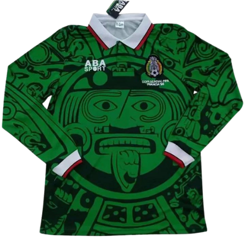 CAMISA VERSÃO RETRÔ MANGA LONGA MÉXICO I 1998/99